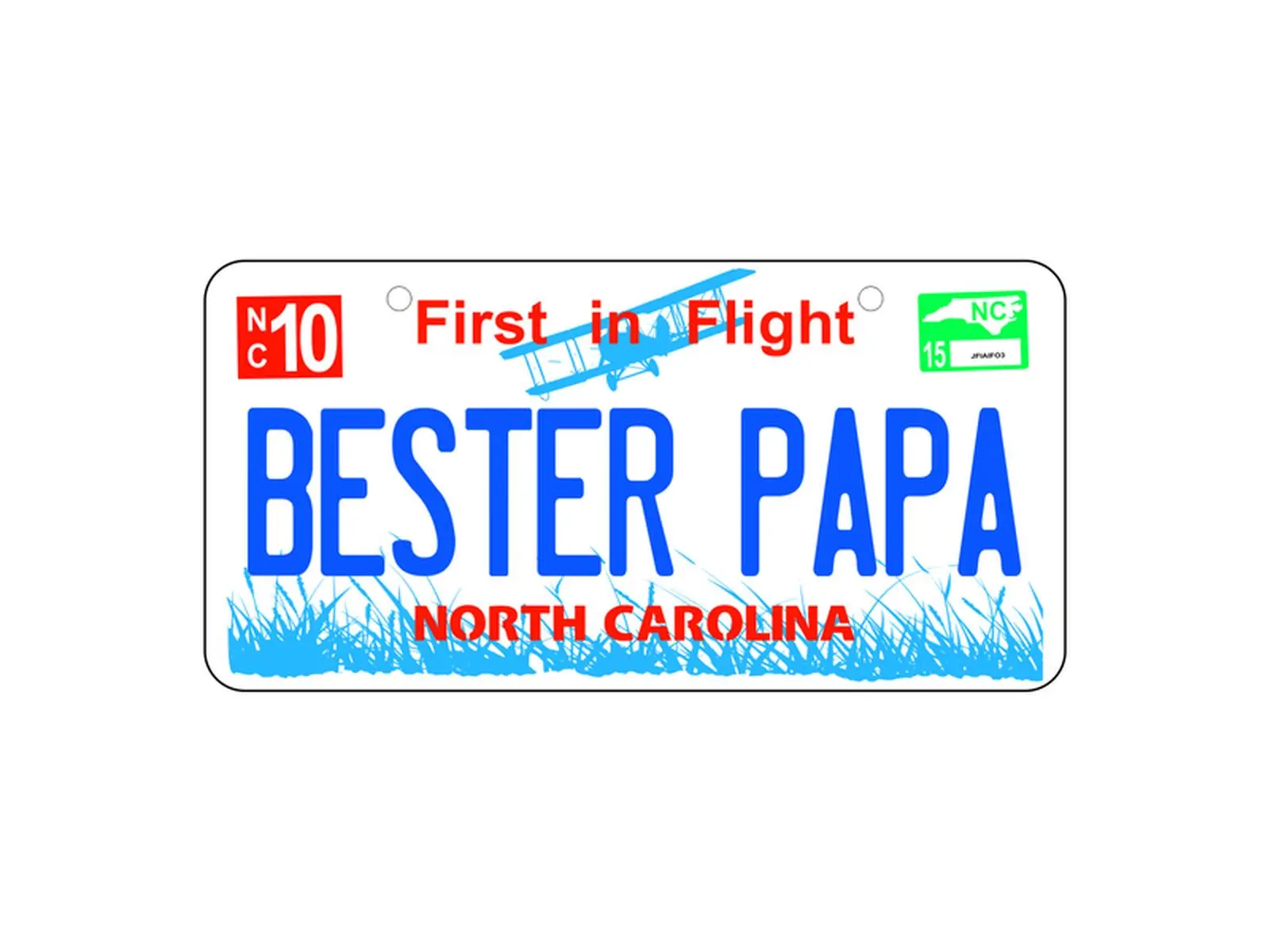 USA Kennzeichen m. Namen 007 BESTER PAPA